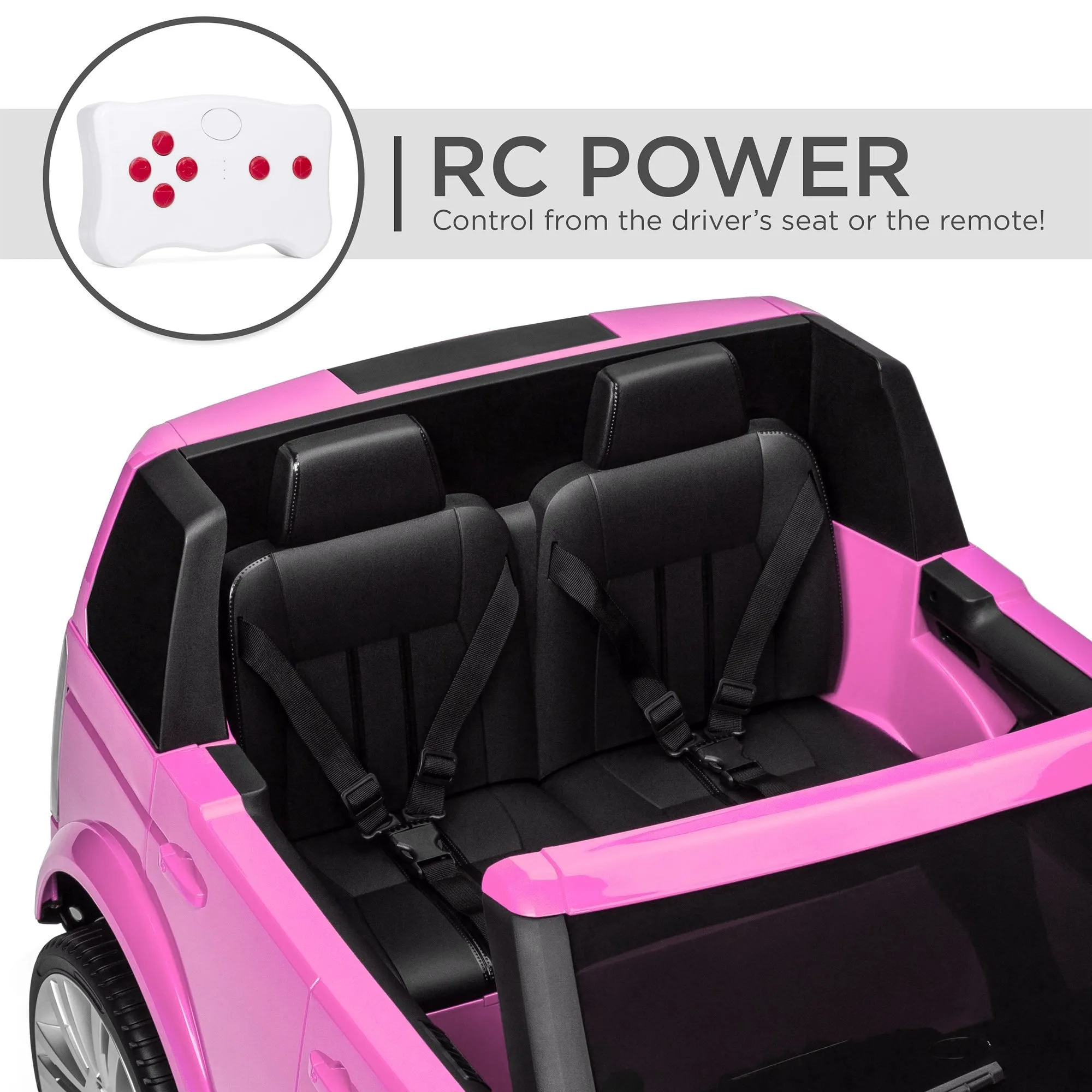 12V 2-Seater Licensed Land Rover Ride-On w/ Parent Remote Control