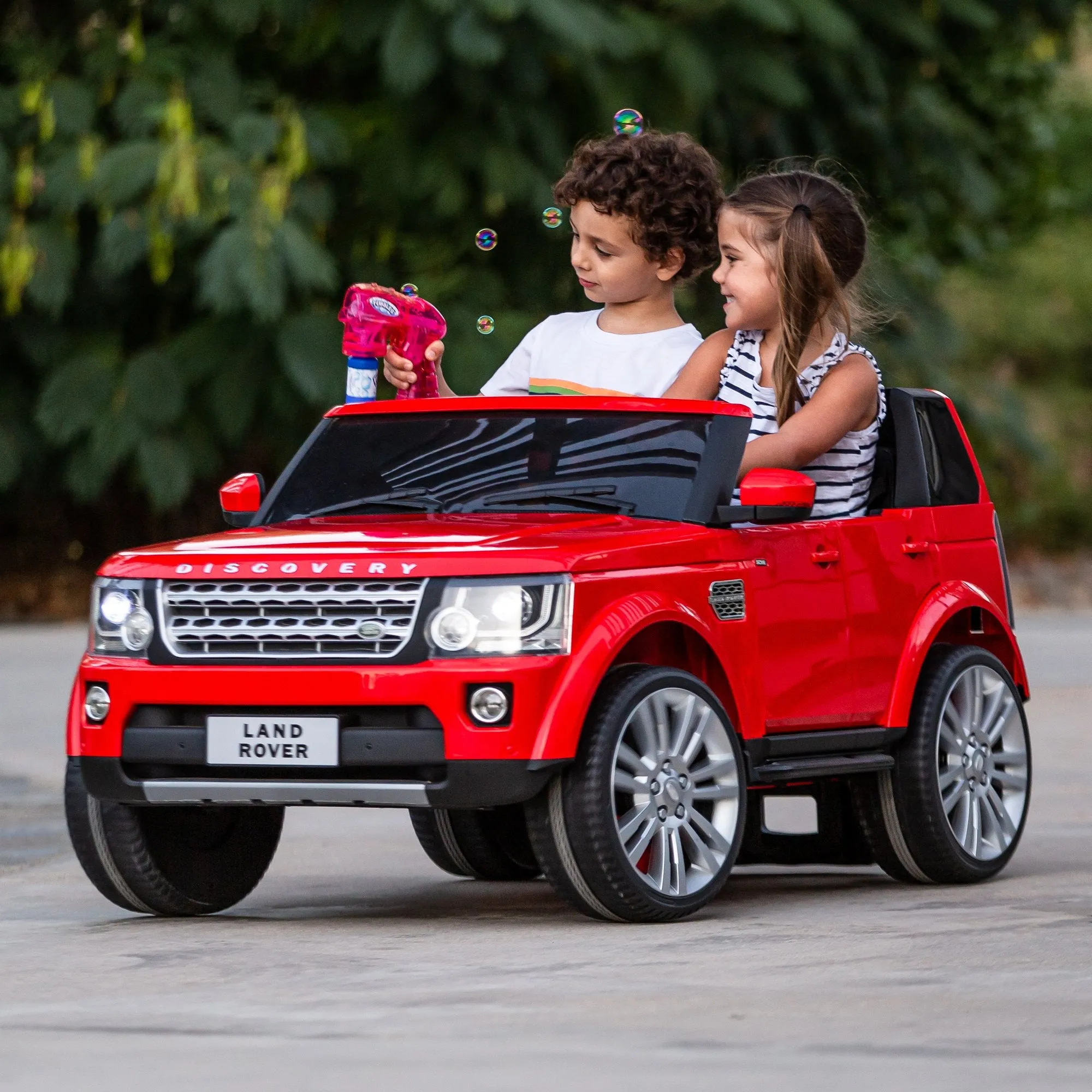 12V 2-Seater Licensed Land Rover Ride-On w/ Parent Remote Control