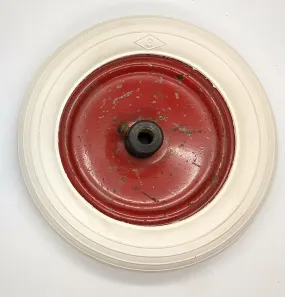1920's Erector Gilbert wheels with tires and hubs. 4-1/8" diameter DN or DR