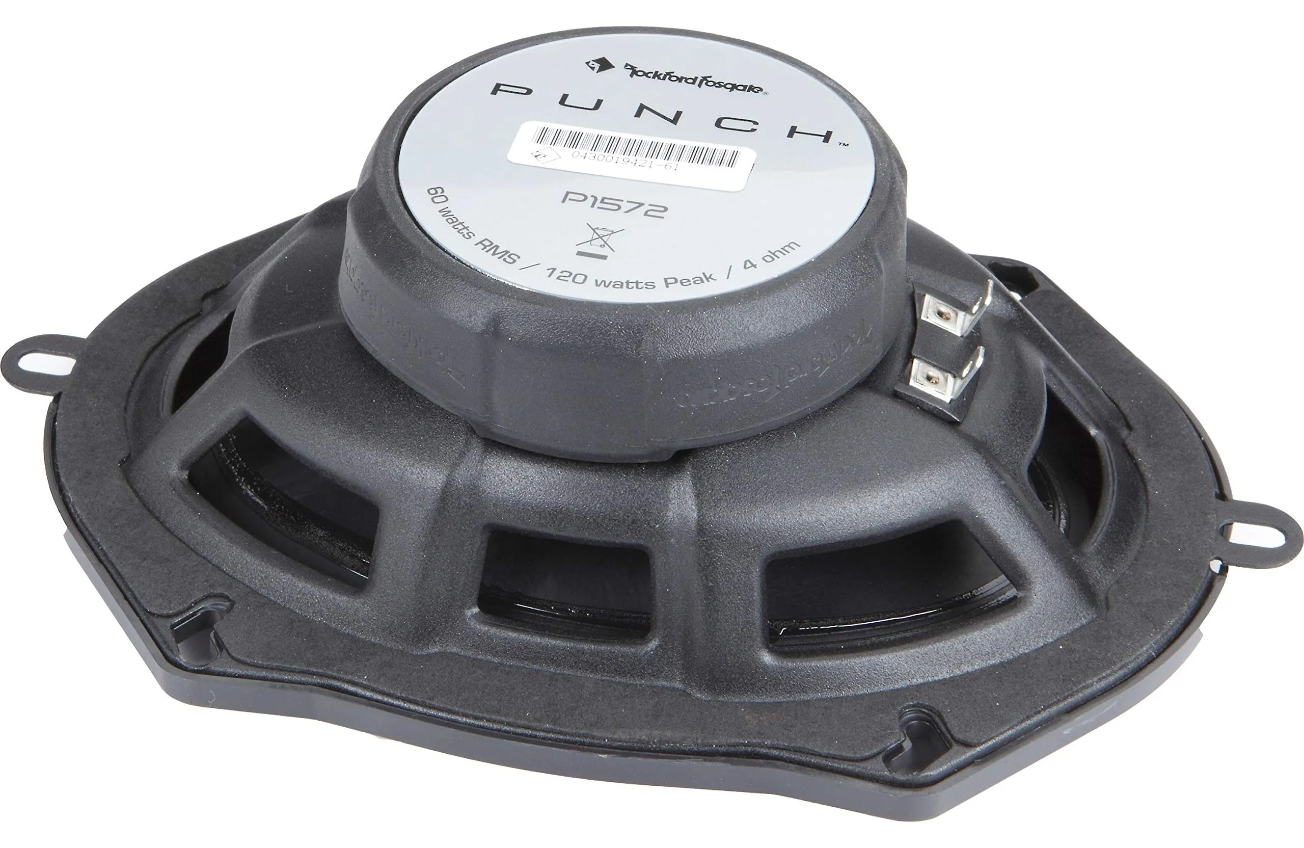 2 Pairs of Rockford Fosgate Punch P1572 240W Peak (120W Rms) 5" X 7"/ 6" X 8" Punch Series 2-Way Coaxial Speakers - 4 Speakers   100Ft Speaker Wire   Gravity Magnet Phone Holder