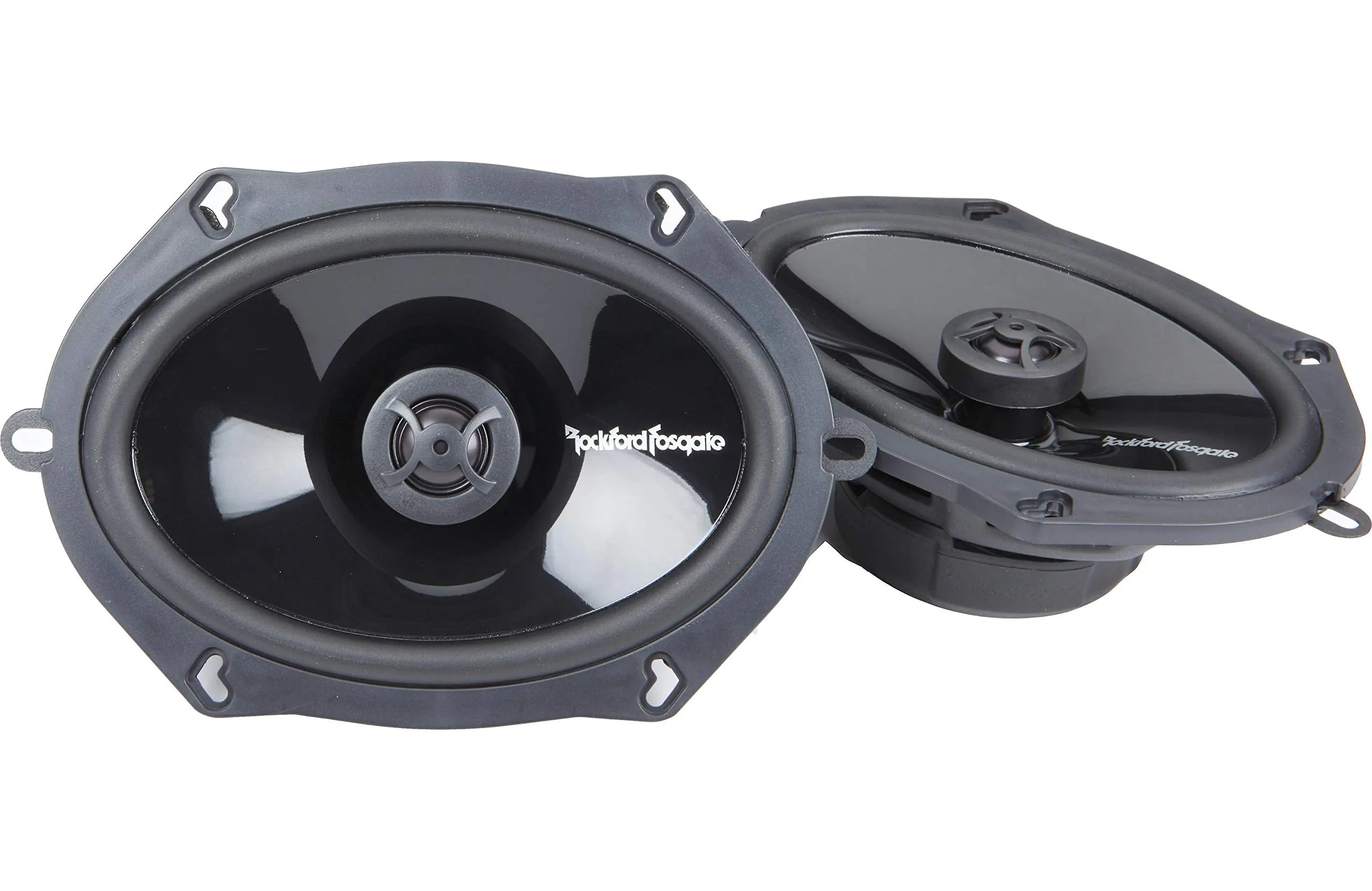 2 Pairs of Rockford Fosgate Punch P1572 240W Peak (120W Rms) 5" X 7"/ 6" X 8" Punch Series 2-Way Coaxial Speakers - 4 Speakers   100Ft Speaker Wire   Gravity Magnet Phone Holder