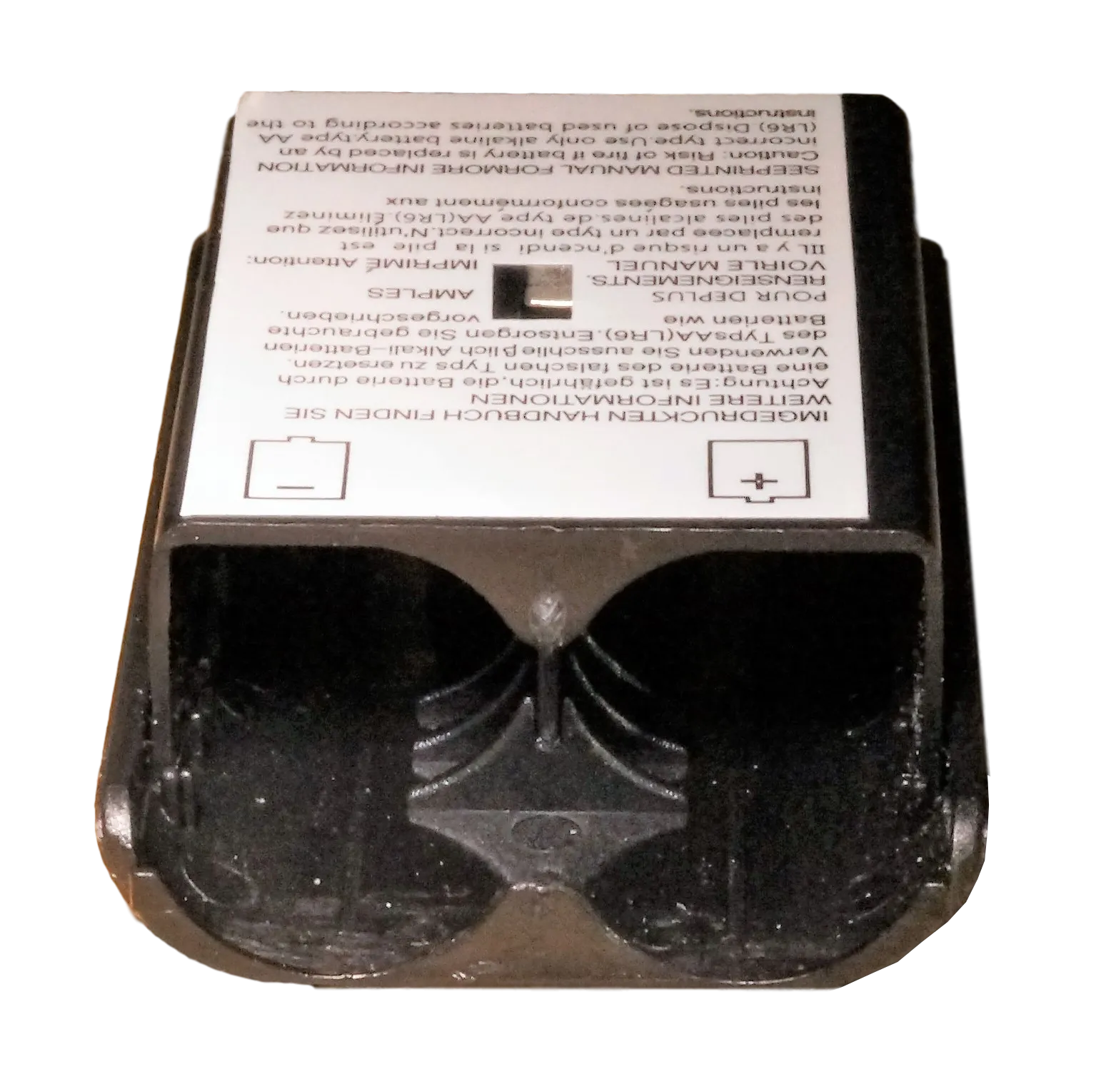 2 x Black Microsoft Xbox 360 Remote Controller Battery Cover Clip Case AA
