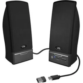 2.0 Usb Desktop Speaker System,Usb Power & Audio. Led.Power Vol