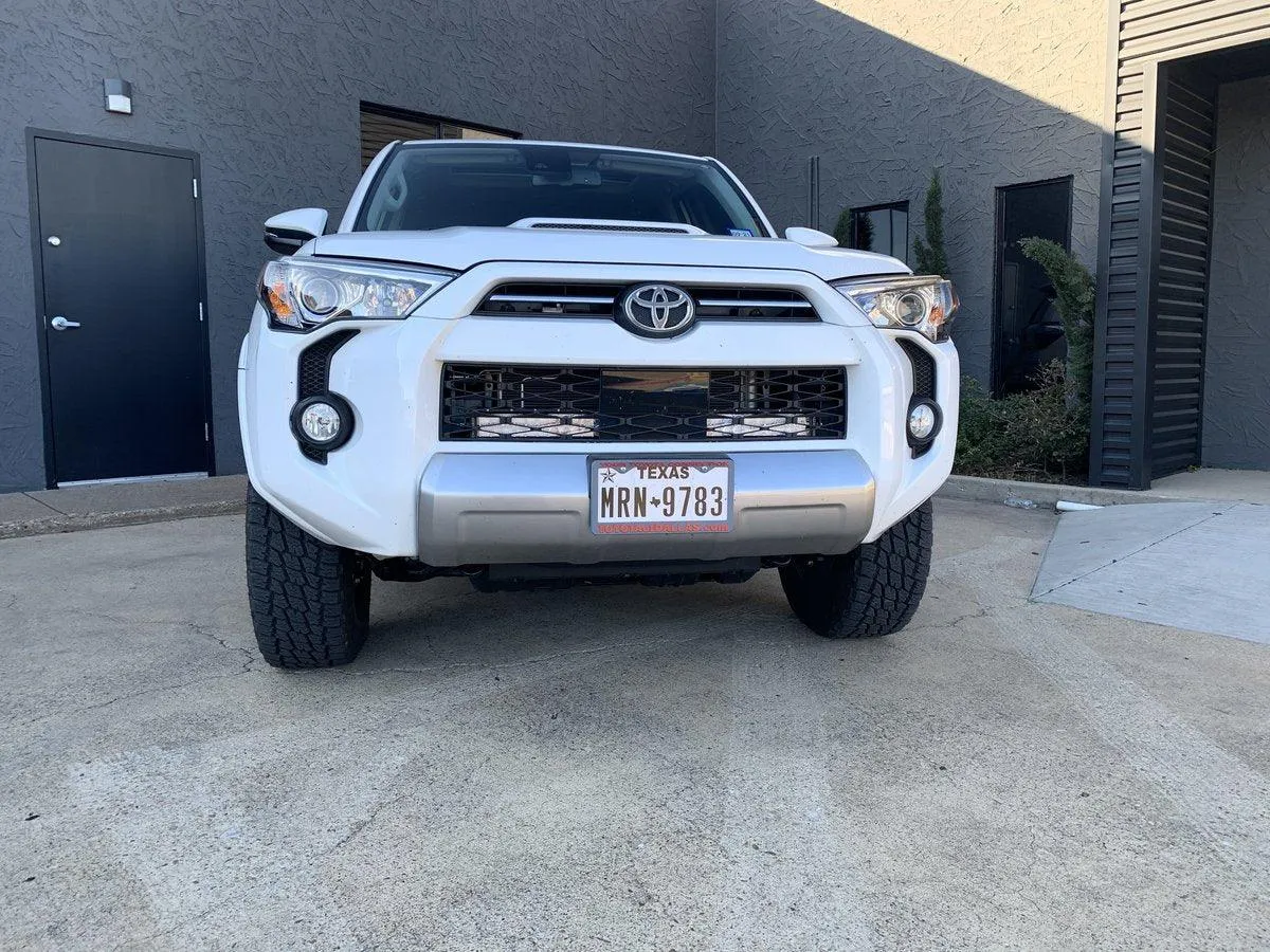 2014-2022 TOYOTA 4RUNNER 32" HIDDEN GRILLE LED LIGHT BAR BRACKETS KIT