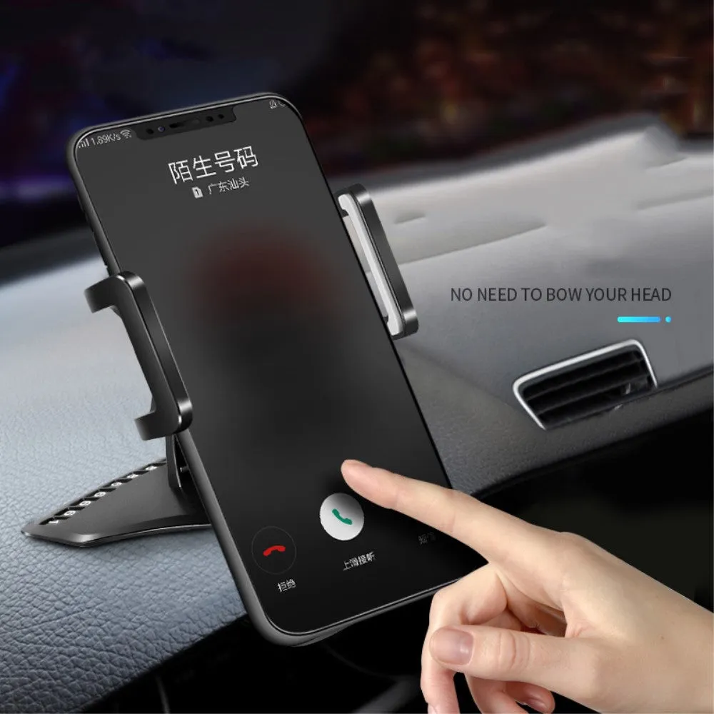 3 in 1 Car GPS Smartphone Holder: Dashboard / Visor Clamp   AC Grid Clip for Huawei P Smart Z (2019) - Black