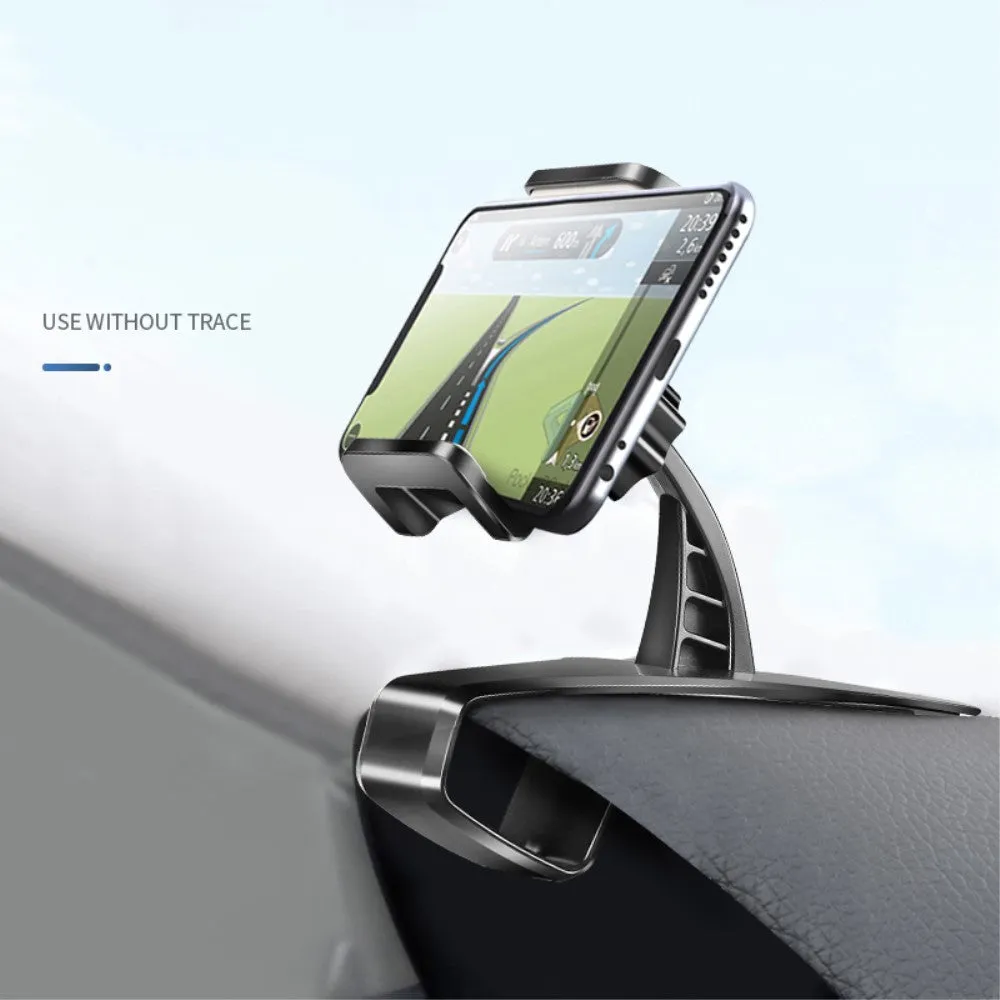 3 in 1 Car GPS Smartphone Holder: Dashboard / Visor Clamp   AC Grid Clip for Huawei P Smart Z (2019) - Black