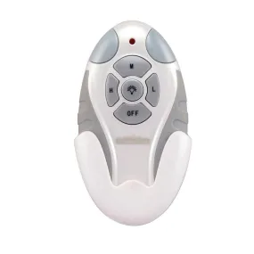 3-Speed AC Ceiling Fan and Light Remote Control with Receiver, Non-Reversing Switch