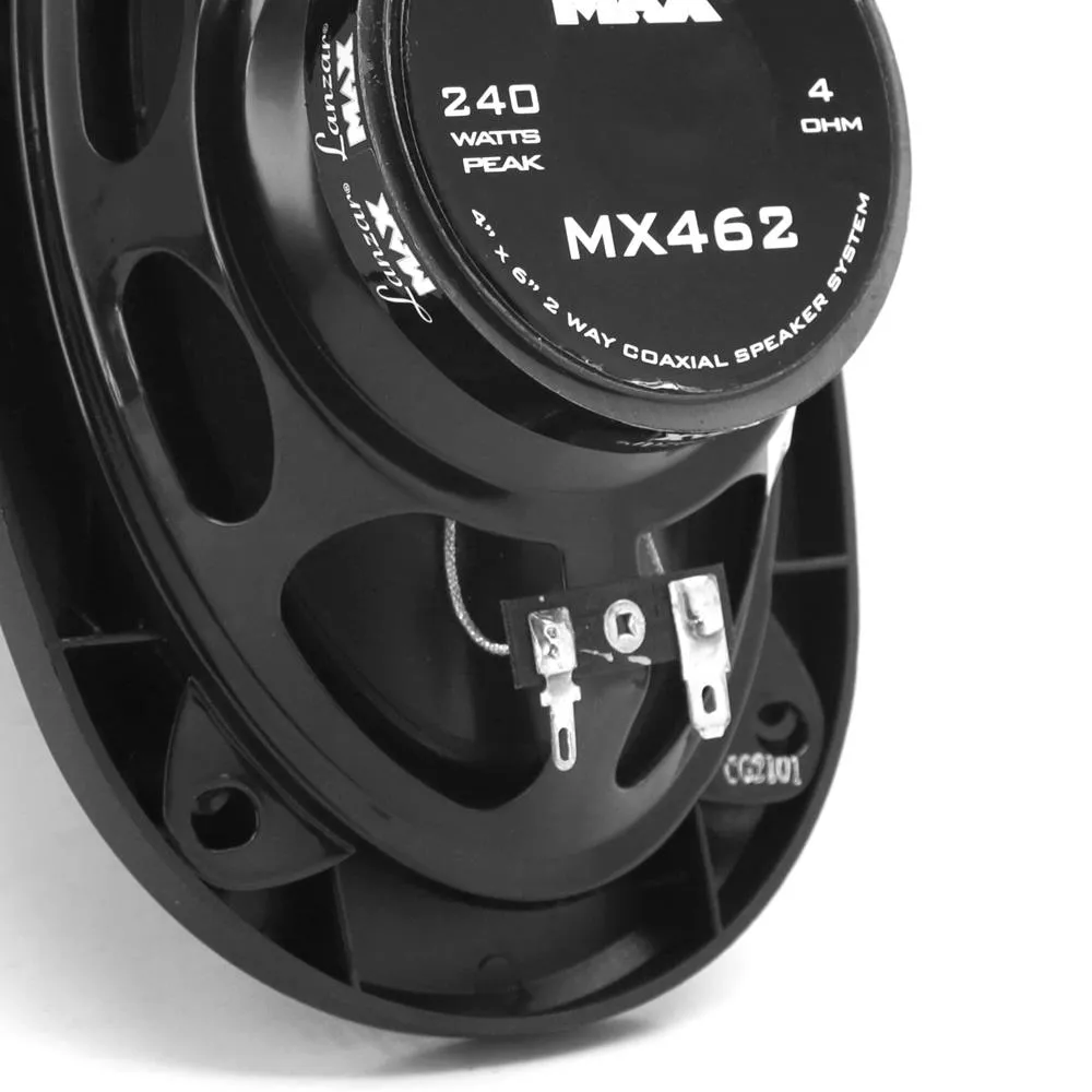4" X 6" 240 Watts 2 Way Coaxial Speakers