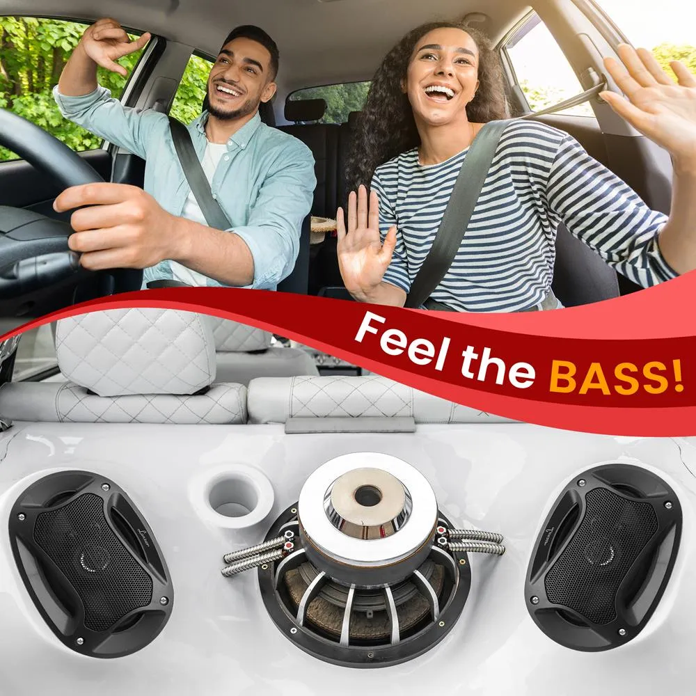4" X 6" 240 Watts 2 Way Coaxial Speakers