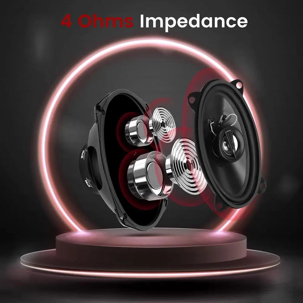 4" X 6" 240 Watts 2 Way Coaxial Speakers