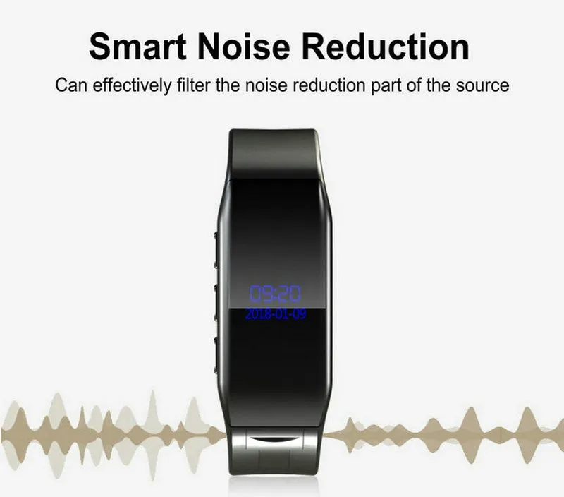 8GB Digital Audio Recording Wristband