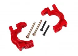 9032R Caster blocks (c-hubs), extreme heavy duty, red