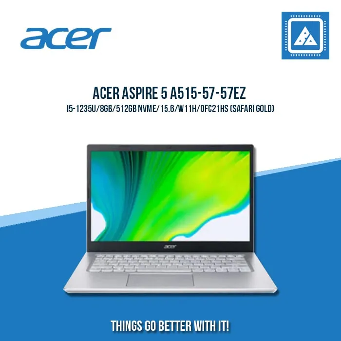 ACER ASPIRE 5 A515-57-57EZ I5-1235U/8GB/512GB NVME | BEST FOR STUDENTS AND FREELANCERS LAPTOP