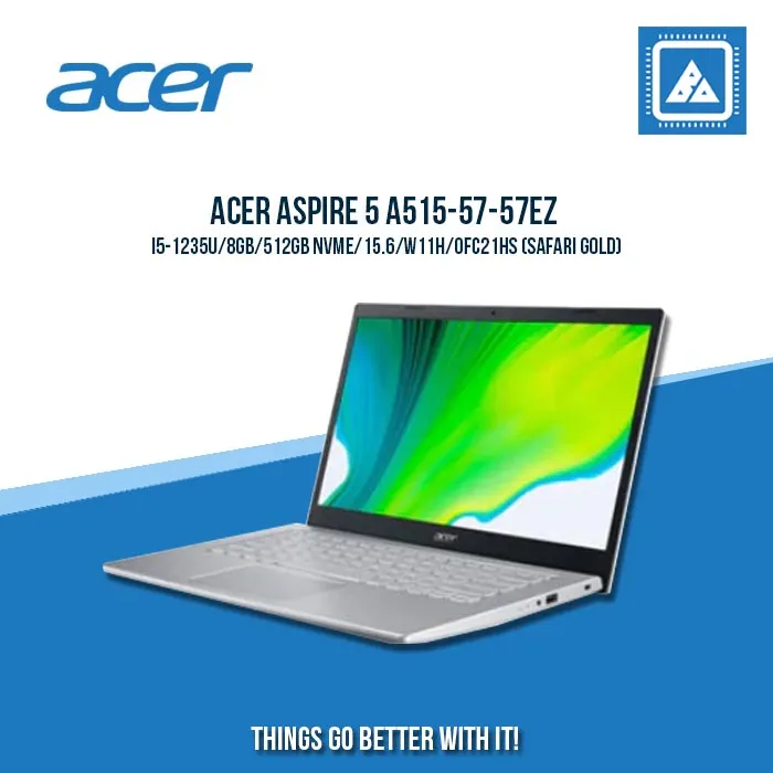 ACER ASPIRE 5 A515-57-57EZ I5-1235U/8GB/512GB NVME | BEST FOR STUDENTS AND FREELANCERS LAPTOP