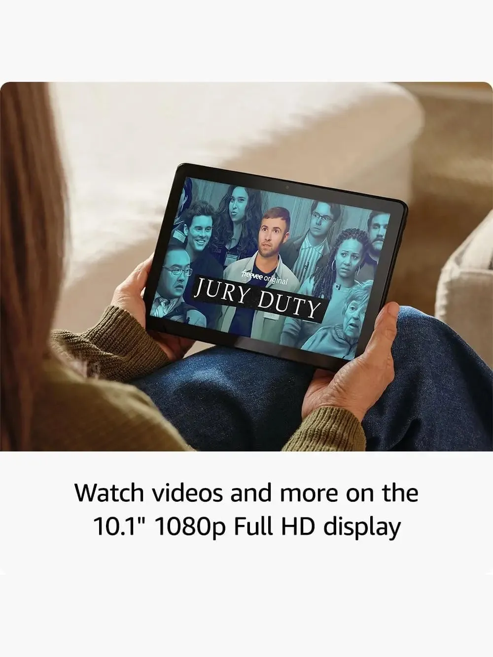 Amazon Fire HD 10 tablet, built for relaxation, 10.1" vibrant Full HD screen, octa-core processor, 3 GB RAM, latest model (2023 release), 32 GB, Ocean