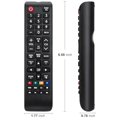Angrox Universal Remote Control for Samsung-TV-Remote All Samsung LCD LED HDTV 3D Smart TVs Models