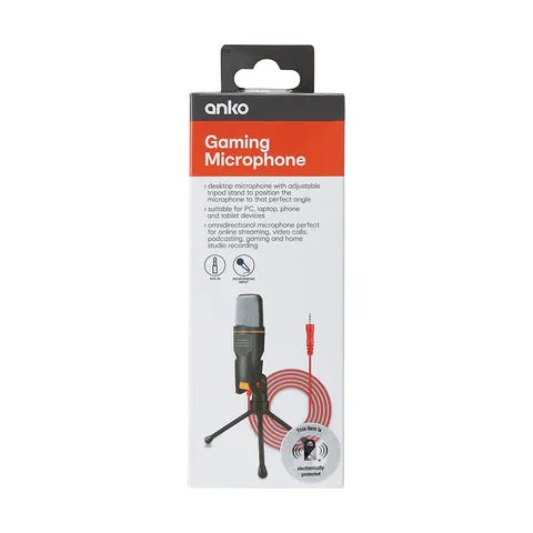 Anko Gaming Microphone / Black