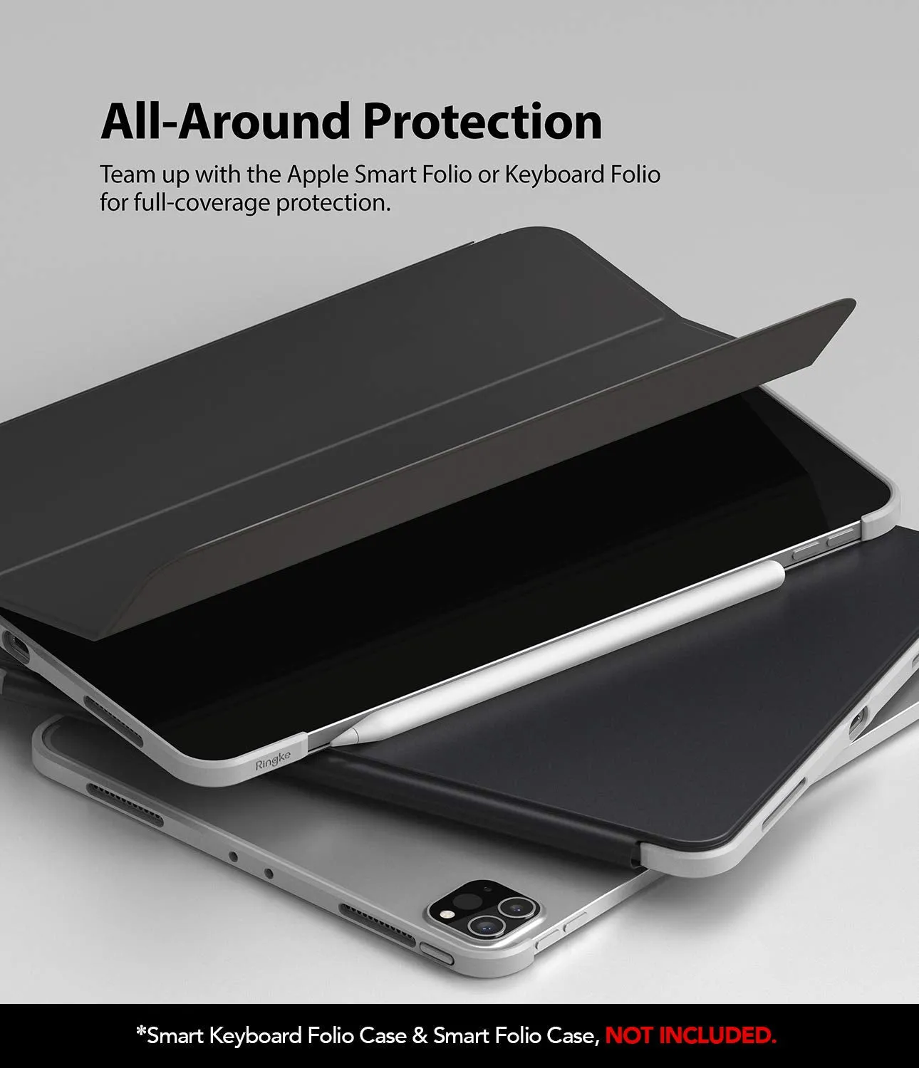 Apple iPad Pro 11" (1st & 2nd) Case | Frame Shield - Matte Silver