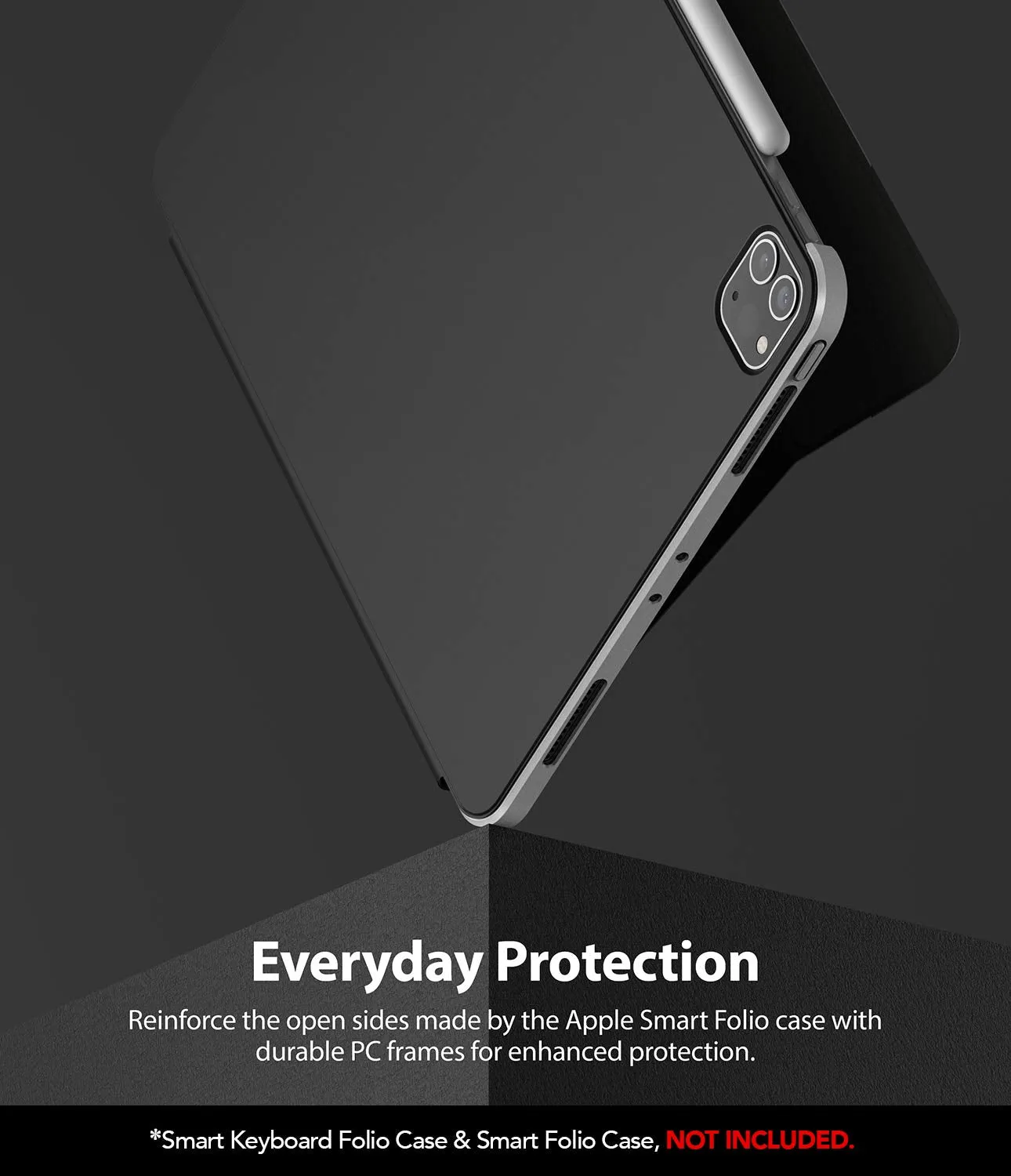 Apple iPad Pro 11" (1st & 2nd) Case | Frame Shield - Matte Silver