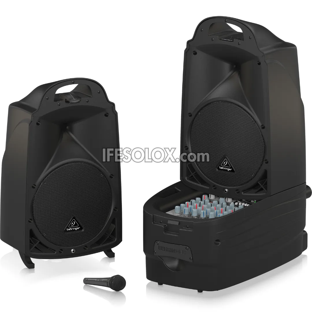 Behringer EUROPORT PPA2000BT Compact 8-Channel Portable PA System with Bluetooth, Mixer - Brand New