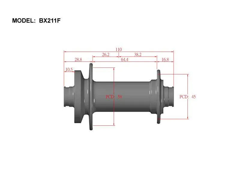 Bitex BX211F Front Hub