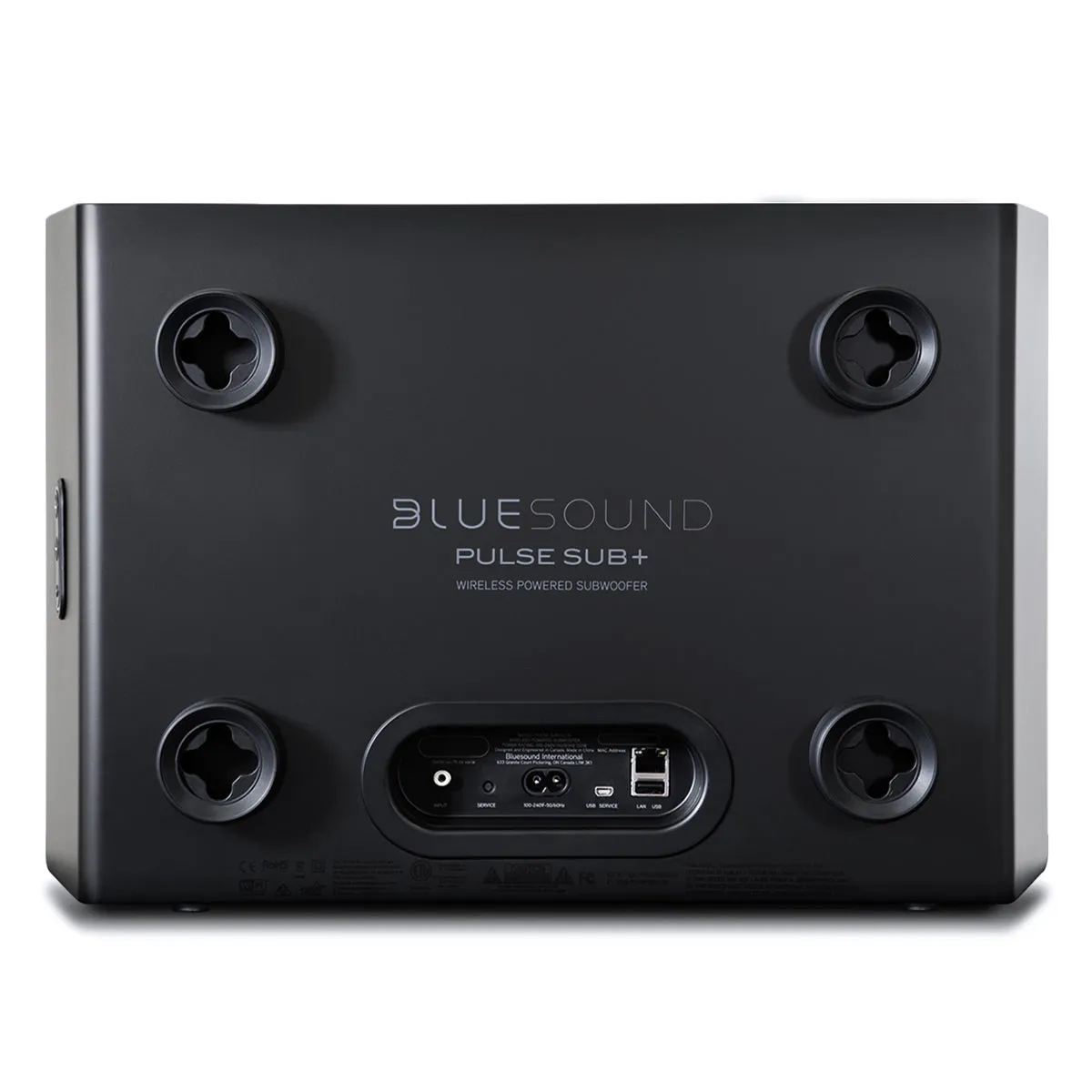 Bluesound PULSE SUB  8" Wireless Powered Subwoofer (Black)