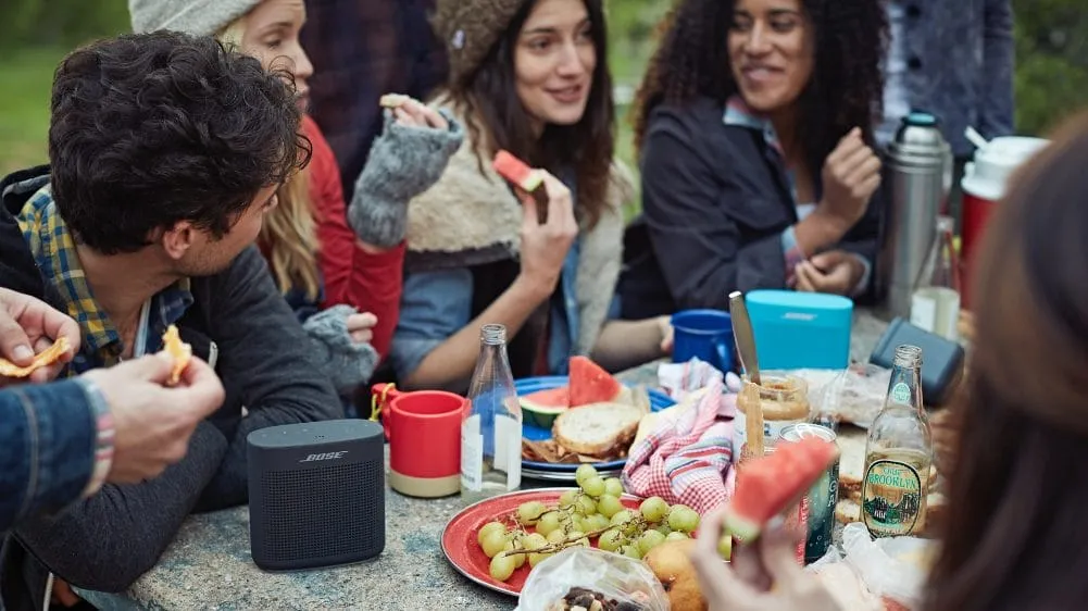 Bose Soundlink Color Bluetooth Speaker II From the pool to the park to the patio, the SoundLink Color Bluetooth speaker II provides full range, portable sound anywhere you go -BSC
