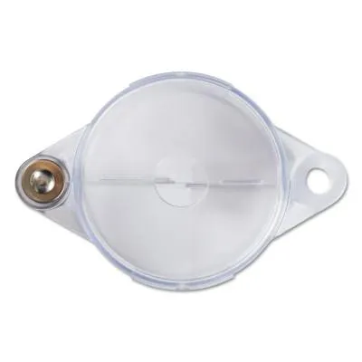 Brady® Clear Gate Valve Lockouts, 0.375 in Dia. Shackle, 4.7w x 1.4h, Transparent, 145581