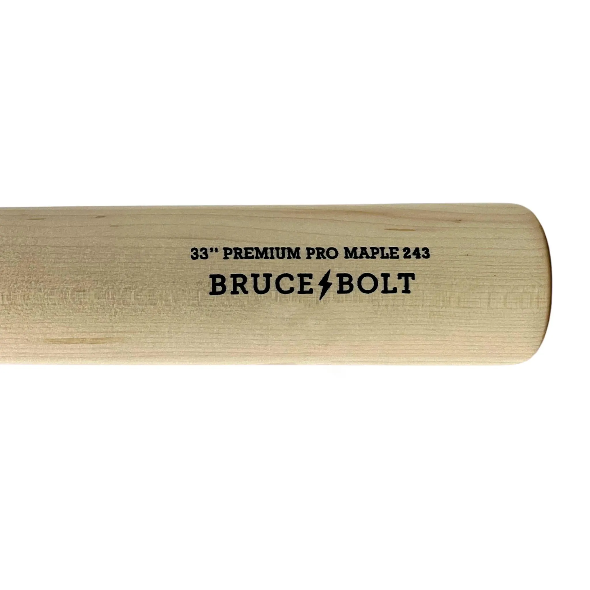BRUCE BOLT Premium Pro Stock Wood Bat - 243 Models