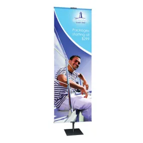 Classic Portable Adjustable Banner Stands | 36" Wide Banners | with Heights 42" to 112"