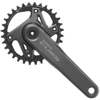 CUES FC-U6000-1 Crankset - 170mm 9/10/11-Speed 32t Asymmetric 96 BCD Hollowtech II BLK