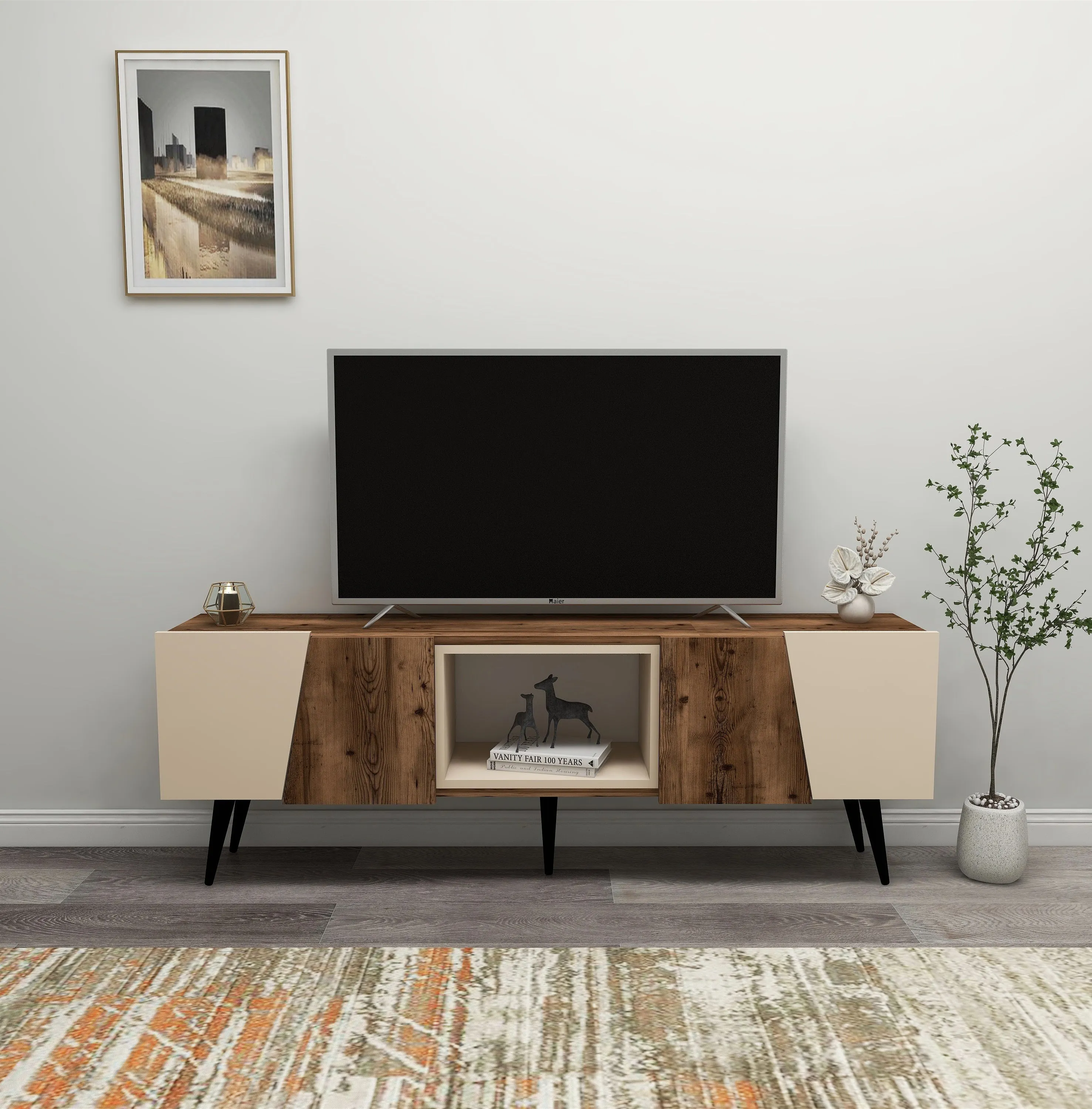 Curve TV Stand and Media Console