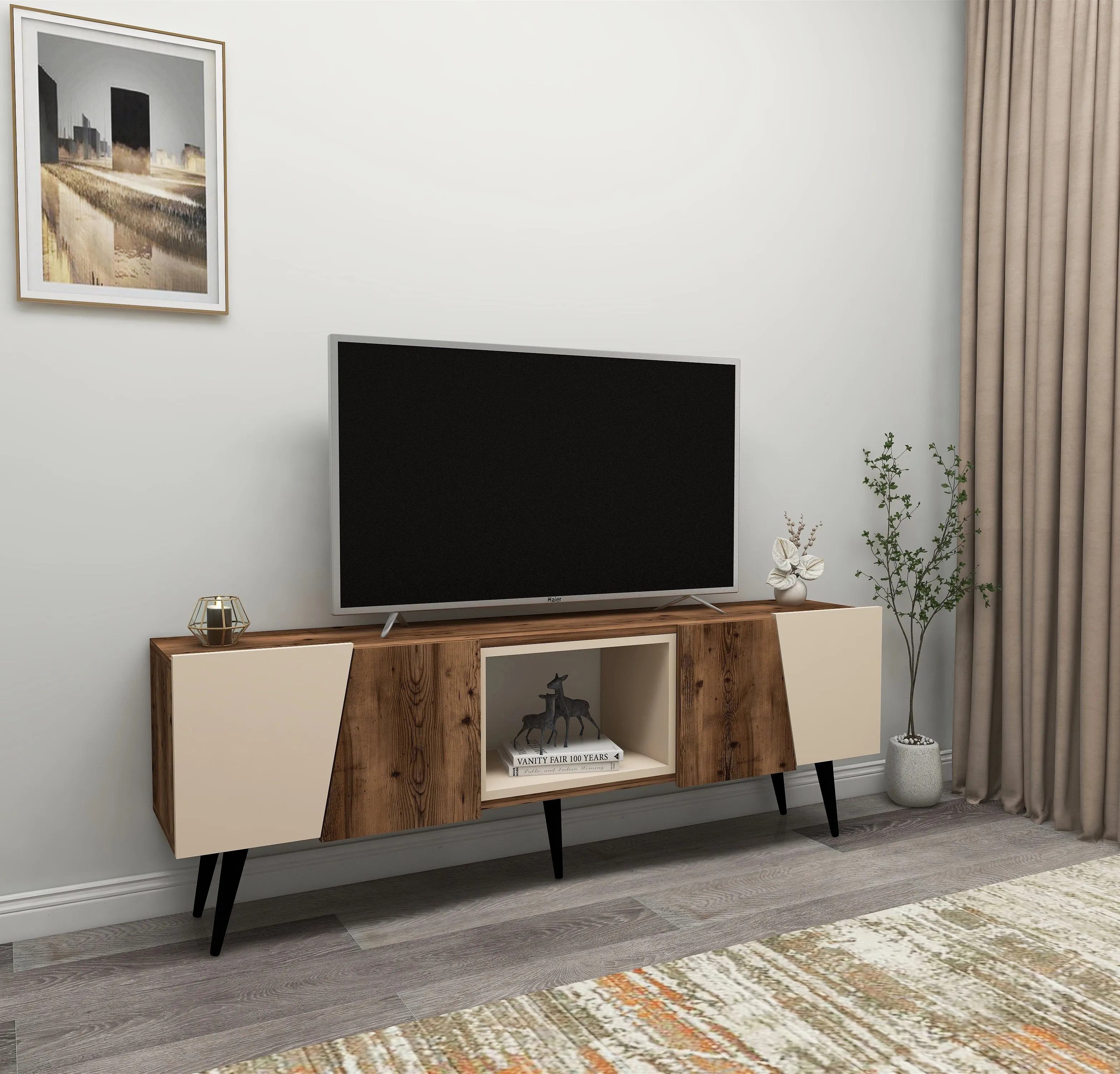 Curve TV Stand and Media Console