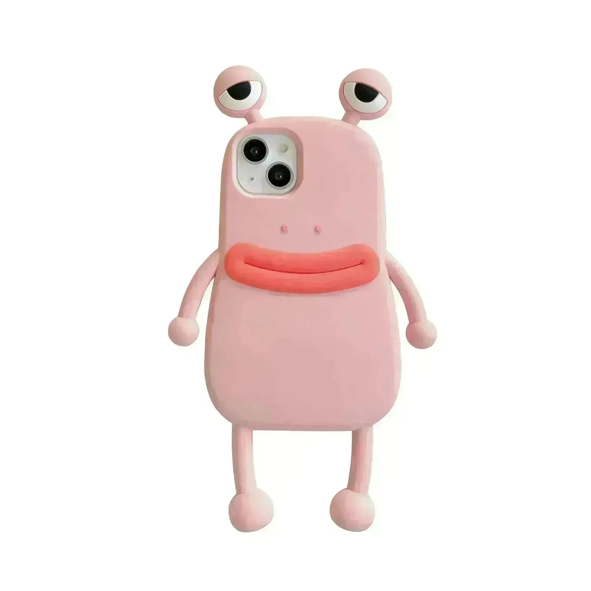 Cute Frog Cartoon Shockproof Bumper Phone Case for Girls