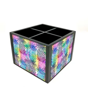 Desk Organizer For Stationery -  Colorful PineApple