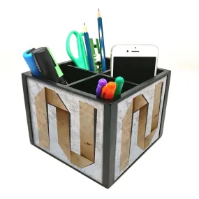 Desk Organizer For Stationery -  Letter N
