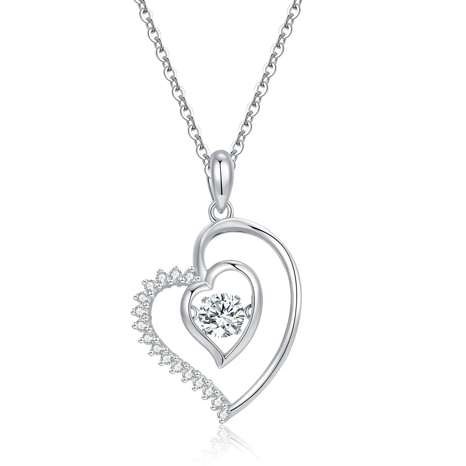 Diamante heart smart Necklace