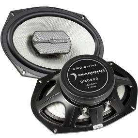 Diamond DMD Series 6x9" 3 Way Coaxial Speaker with 13mm PEI and 20mm Silk Dome Tweeter 70W