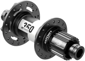 DT SWISS 350 REAR HUB - 12 X 148MM 6-BOLT MICRO SPLINE BLACK 28H 36PT