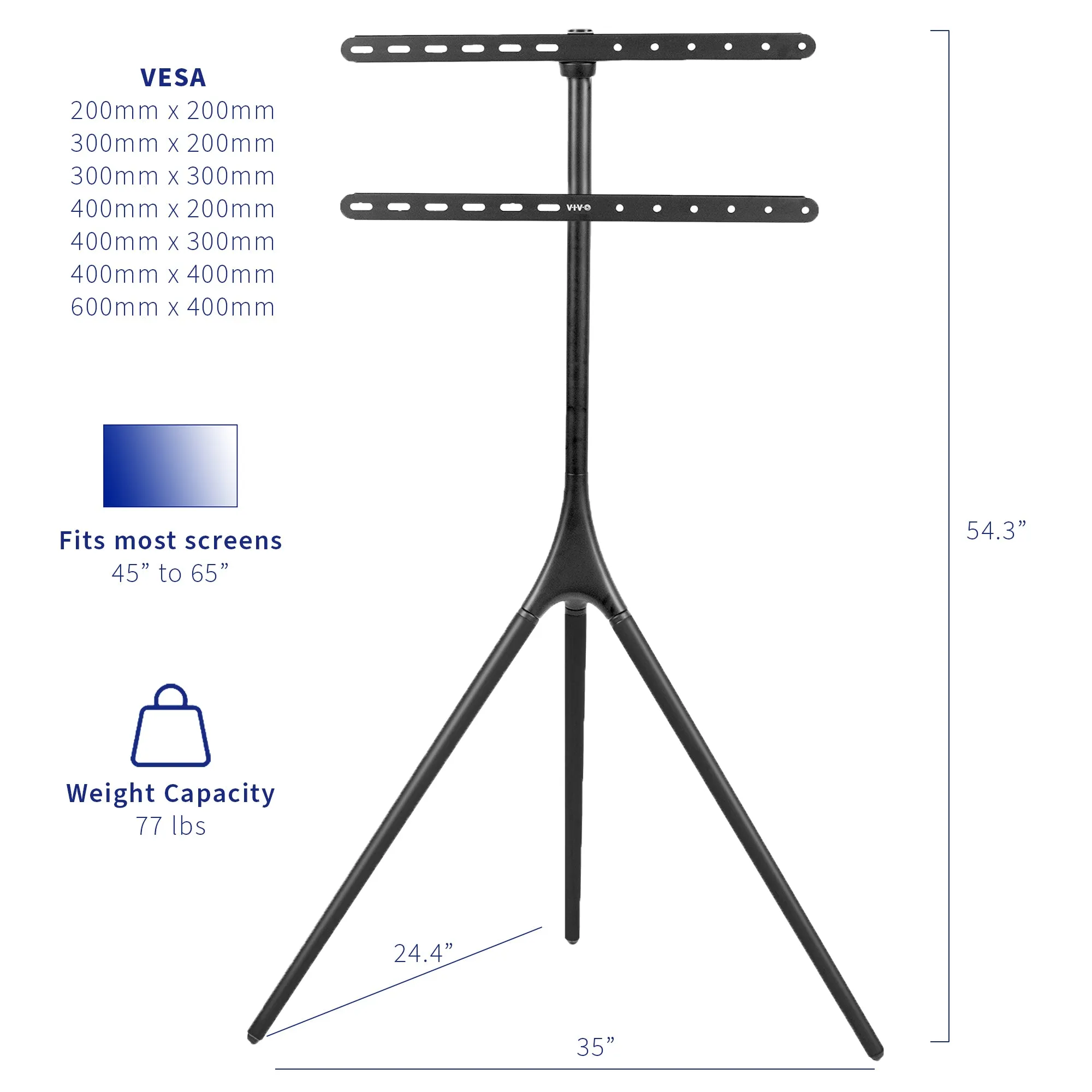 Easel Stand for 45" to 65" TVs