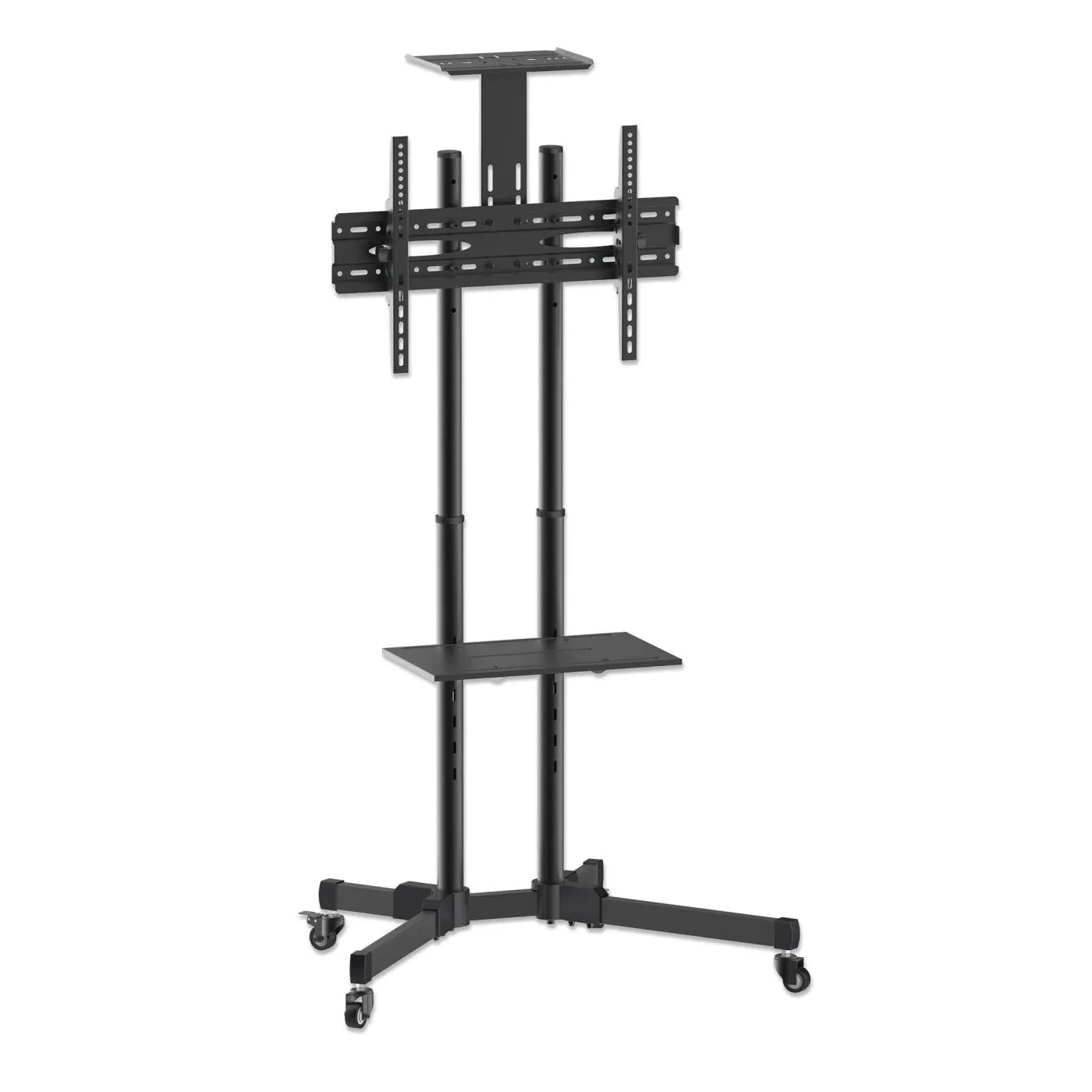Economy Height-Adjustable Multimedia TV Cart