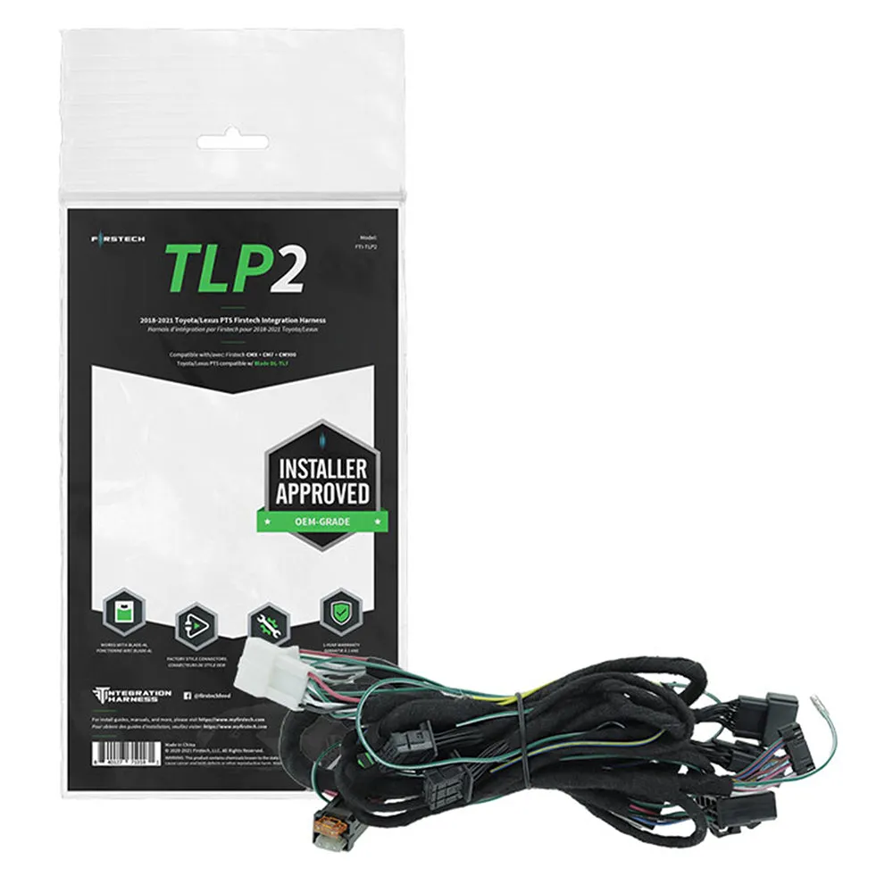 Firstech TLP2 Integration Harness Select 2013-2022 Toyota Lexus PTS Vehicles
