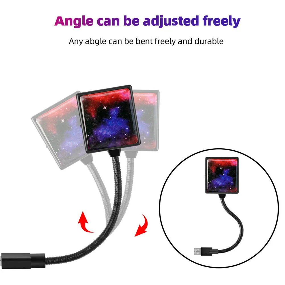 Flexible Led  Projector  Star  Night  Light 360 Degree Rotation