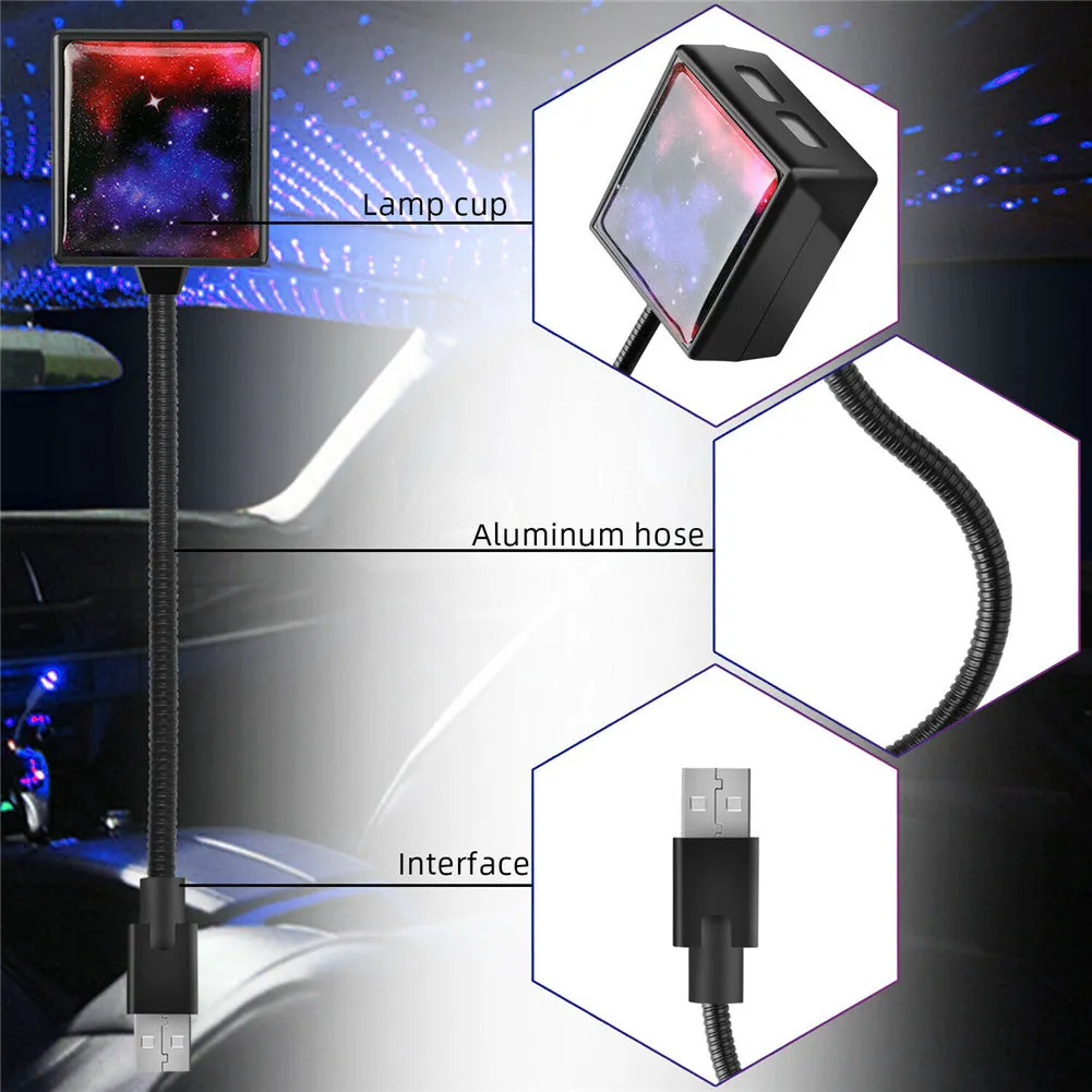 Flexible Led  Projector  Star  Night  Light 360 Degree Rotation