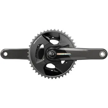 Force AXS Wide Power Meter Bicycle Crankset - 170mm, 2x 12-Speed, 43/30t, 94 BCD, DUB Spindle Interface, Iridescent Gray, D2