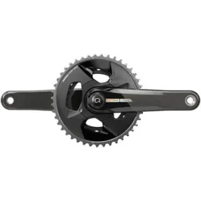 Force AXS Wide Power Meter Bicycle Crankset - 170mm, 2x 12-Speed, 43/30t, 94 BCD, DUB Spindle Interface, Iridescent Gray, D2