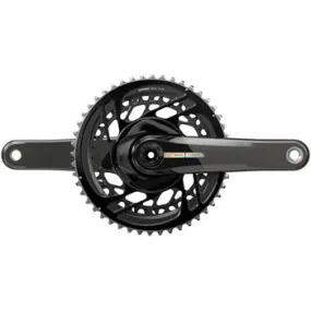 Force Bicycle Crankset - 165mm, 2x 12-Speed, 48/35t, Direct Mount, DUB Spindle Interface, Iridescent Gray, D2