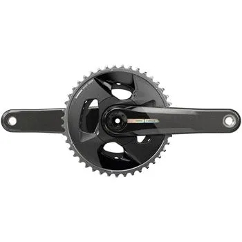 Force Wide Bicycle Crankset - 170mm, 2x 12-Speed, 43/30t, 94 BCD, DUB Spindle Interface, Iridescent Gray, D2