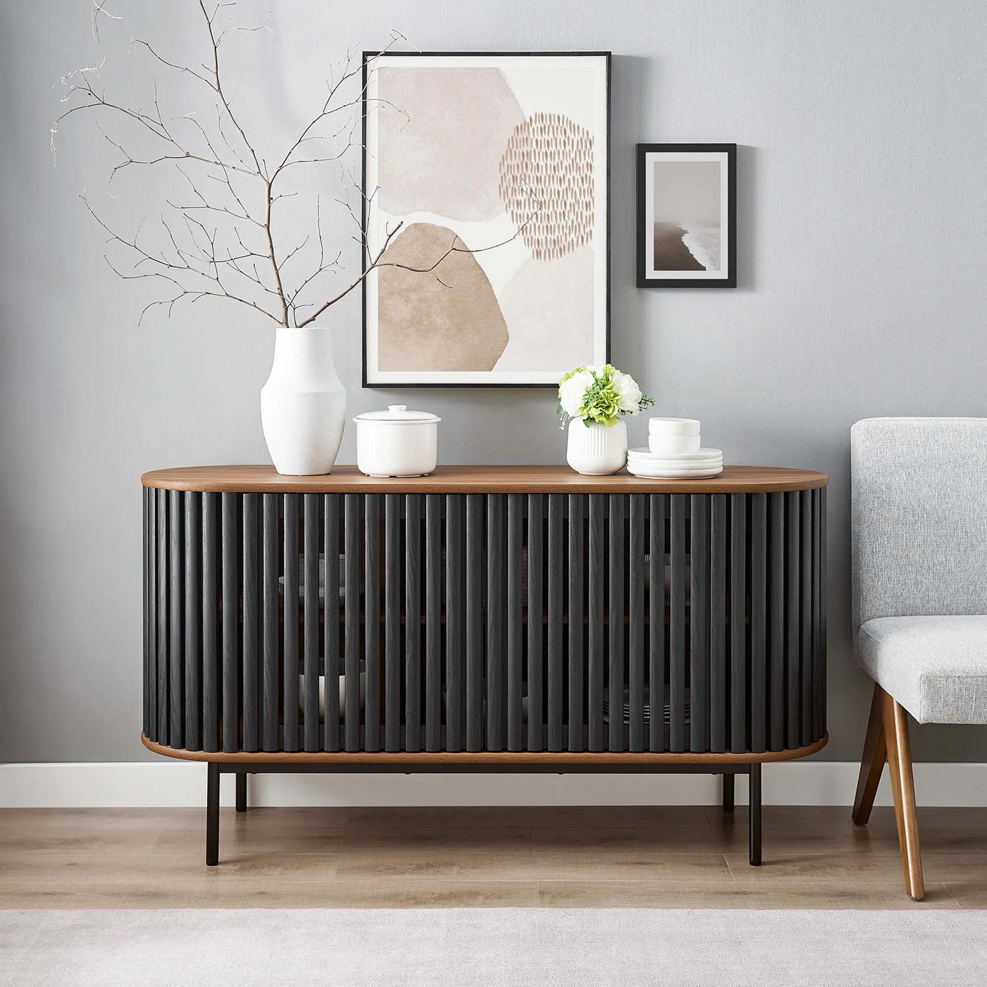 Fortitude 59” Oval Sideboard by Modway