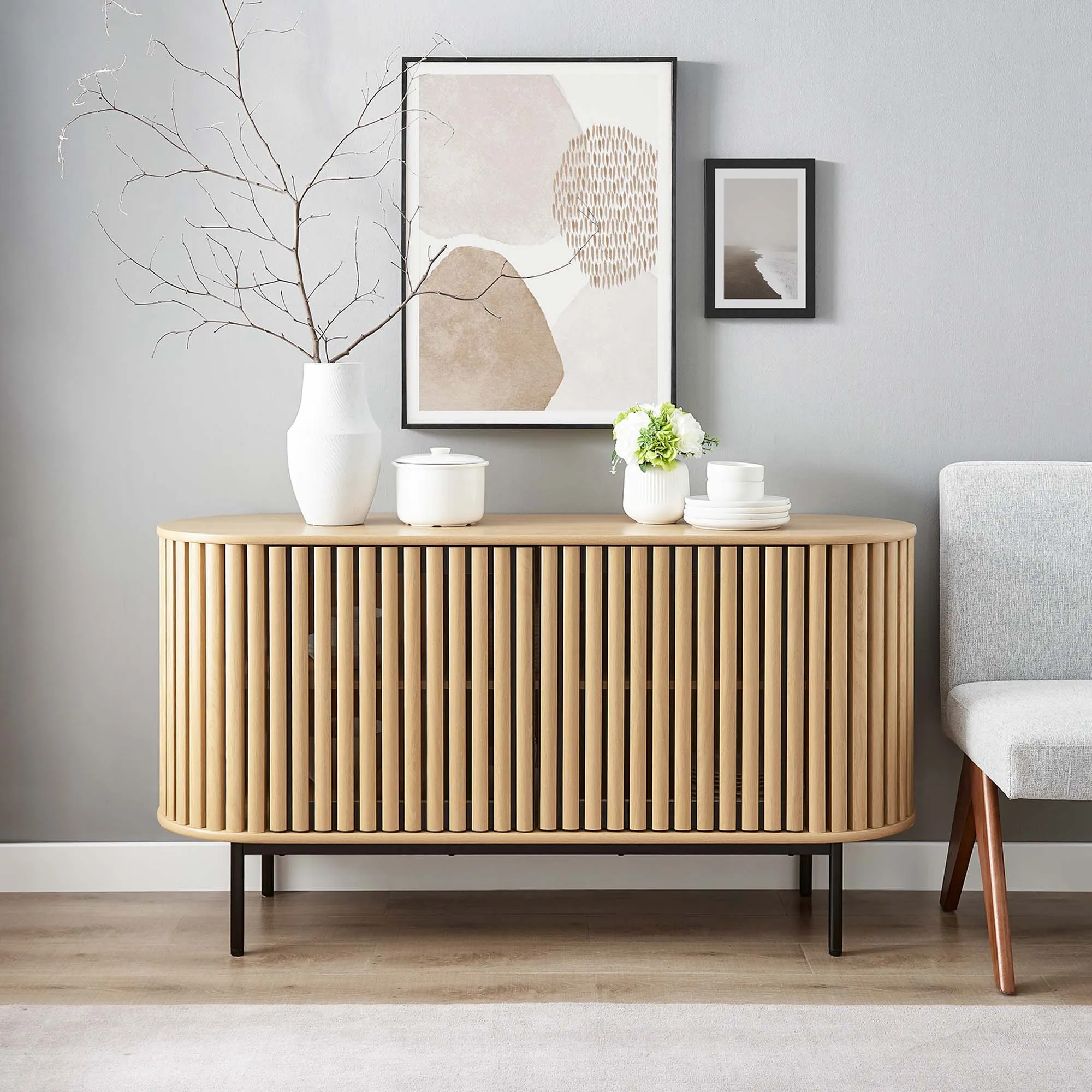Fortitude 59” Oval Sideboard by Modway